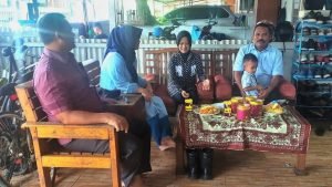 Pembinaan Personel Serta Tingkatkan Silaturahmi,Perwira Yonmarhanlan VI Makassar laksanakan Angjangsana Rutin