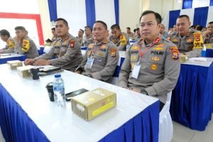 Kapolres Sidrap Mengikuti Taklimat Akhir Audit Kinerja Itwasda Polda Sulsel Tahap I
