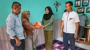 Manfaatkan Hari Libur,Perwira Yonmarhanlan VI Makassar melaksanakan Anjangsana ke Rumah Prajurit