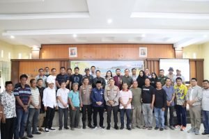 Kapolres Sidrap bersama Pimpinan Bulog Sulselbar Rakor Penyerapan Gabah dengan Pengusahan Penggilingan Padi