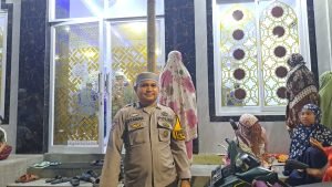 Shalat Tarwih, Polres Pelabuhan Makassar Berikan Pengamanan Masjid di Wilkumnya