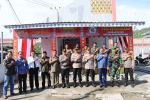 Kapolres Sidrap Bersama Forkopimda Laksanakan Patroli Skala Besar Sekaligus Cek Pos Ops Ketupat
