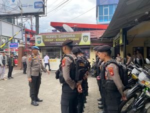 Kasi Propam Polres Pelabuhan Makassar, Berikan Arahan Kepada Patmor Satuan Samapta