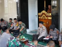 Dandim 1409/Gowa menghadiri Doa Bersama dalam memperingati Tahun Baru Islam di Mapolres Gowa