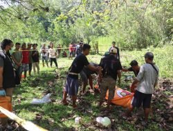 Diduga korban pembunuhan,Tim Inafis Polres Gowa Datangi Tempat Kejadian Penganiayaan