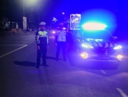 Patroli Blue Light Satlantas Polres Sinjai Cegah Kriminalitas dijalan