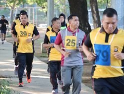 Jaga Kebugaran, Polres Pelabuhan Makassar Gelar Tes Kesamaptaan Jasmani Berkala Periode II 2023