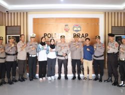 AKBP Erwin Syah Melepas Secara Resmi Tim Voli Sidrap Untuk Mengikuti Kejuaraan Kapolri Cup di Bali