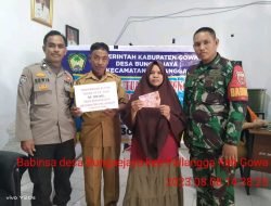 Babinsa, Bhabinkamtibmas Kompak laksanakan Pendampingan BLT, Agar tepat sasaran