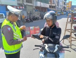 Ada Keluarga Menunggu di Rumah, Satlantas Polres Pelabuhan Makassar Ingatkan Keselamatan Berlalu Lintas