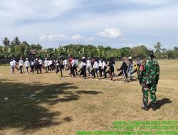 Babinsa 03/Bontomarannu Matangkan Persiapan Paskibra Jelang Hut RI ke- 78