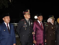 Peringati Hari Kemerdekaan RI ke-78, Kapolres Sidrap Mengikuti Apel Kehormatan dan Renungan Suci di TMP Mario