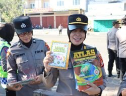 Peduli Dunia Pendidikan, Seluruh Personil Polres Pelabuhan Makassar Kumpulkan Buku Baca dan Tulis Untuk Anak Sekolah