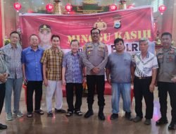Program Minggu Kasih, Wakapolres Pelabuhan Makassar Sapa dan Serap Aspirasi Pengurus Klenteng Xian Ma