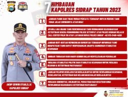Ini Himbauan AKBP Erwin Syah kepada Masyarakat Sidrap Untuk Mewujudkan Sitkamtibmas Tetap Kondusif