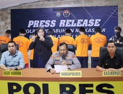 Semester Satu 2023,Satresnarkoba Polres Pelabuhan Makassar Amankan Pelaku 144 Penyalagunaan Narkotika