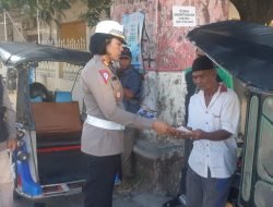 Sambut Operasi Zebra 2023,Satlantas Polres Gowa Gencar Berbagi Brosur Himbauan kepada para Pengguna Jalan 