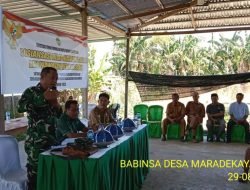 Danramil 06/Bajeng menjadi Pemateri Wawasan Kebangsaan dan Nilai-nilai Pancasila di Wilayah Bajeng