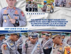 Kelengkapan Personel Sat Lantas Polres Sidrap Diperiksa,AKBP Erwin Syah : Harus Tertib Sebelum Menertibkan