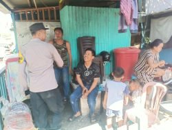 Jaga harkamtibmas Jelang Pemilu 2024, Bhabinkamtibmas Pattingalloang Blusukan di Pemukiman Warganya