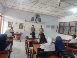 Cegah Radikalisme dan Pemahaman Intoleransi,Satbinmas Polres Pelabuhan Makassar Binluh di Sekolah