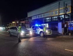 Patroli Blue Light Satlantas Polres Sinjai Cegah Kriminalitas di Jalan
