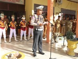Momen Ops Zebra Pallawa 2023, Kasat Lantas Polres Sidrap Goes To School di SMKN 5