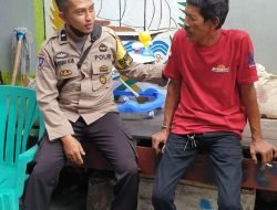 Jaga Harkamtibmas jelang Pemilu 2024, Bhabinkamtibmas Camba berua Rutin Sambangi Warganya