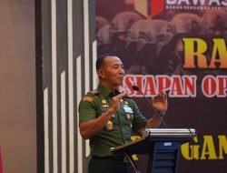 Berikan Arahan Pada Rakornis Mantap Brata,Pangdam XIV/Hsn : Satu Persepsi dan Bersinergi Demi Pemilu 2024 Aman, Lancar, Jurdil dan Luber