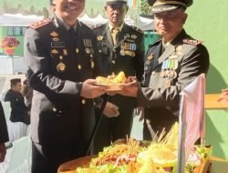 HUT TNI ke-78,Polres Sinjai Beri Kejutan ke Kodim 1424 Sinjai