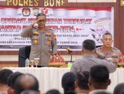 Latpra Operasi Kepolisian Terpusat “Mantap Brata 2023-2024”