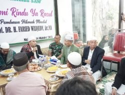 Bersama Komponen Masyarakat Makassar,Kabintaljarahdam XIV/Hsn Wakili Pangdam Hadiri Peringatan Maulid Nabi Muhammad SAW