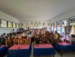 Berikan Pemahaman Bahaya Narkoba Sejak Dini, Satgas KBN Mappadeceng Polres Sidrap Kunjungi Sekolah Dasar