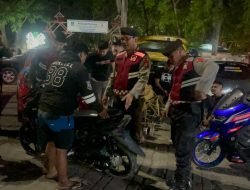 Personel Sat Samapta Polres Sidrap Gelar Patroli Blue Light Perintis Presisi dan Himbau Warga Tidak Freestyle di Jalan