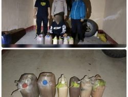 Polsek Sinjai Utara Kembali Amankan Puluhan Liter Miras Jenis Ballo Saat Ops Cipkon