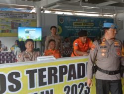 Libur Nataru 2023,Propam Polres Pelabuhan Makassar Cek Kesiapan Personel Pospam Ops Lilin