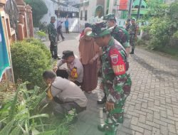 Peduli Penghijauan,Bhabinkamtibmas Mallimongan Tua bersama TNI serta Warga Kompak Tanam Pohon