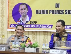 Kapolres Sidrap Dampingi Tim Surveyor Akreditasi Mengecek Klinik Pratama Polres Sidrap