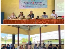 Kanit Tipikor Polres Sinjai Sebagai Pemateri Sosialisasi Bidang Hukum di Desa Kalobba