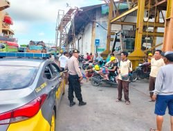 Awasi Aktivitas Bongkar Muat Barang, Polsek Kawasan Soekarno lakukan Patroli