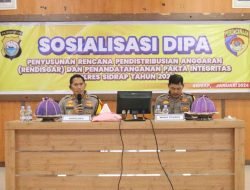 Kapolres Sidrap Buka Sosialisasi Dipa dan Penandatangan Pakta Integritas