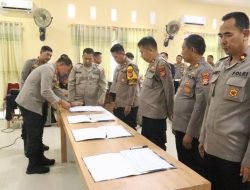 Biro SDM Polda Sulsel Sosialisasi DIPA dan Penandatangan Pakta Integritas T.A. 2024