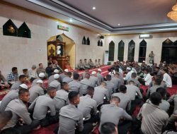 Biro SDM Polda Sulsel Gelar Yasinan Malam ke 3 Wafatnya Adik Kandung Kapolda Sulsel