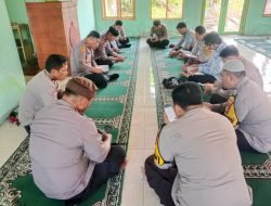 Tingkatkan Iman dan Taqwa Personelnya,Polsek Marbo Gelar Binrohtal