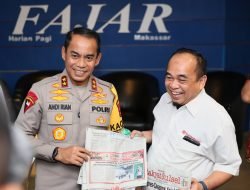 Perkuat Sinergitas Dengan Media Jelang Pemilu, Kapolda Sulsel Bersilaturrahmi Ke Harian Fajar, Herald Sulsel Dan Tribun Timur