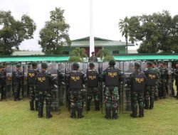 Tingkatkan Kesiapan dan Kemampuan Prajurit, Yonif 700/WYC dan Yon Zipur 8/SMG Gelar Latihan PHH