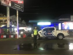 Satlantas Polres Sinjai Rutin Gelar Patroli Blue Light, Cegah Kriminalitas dijalan