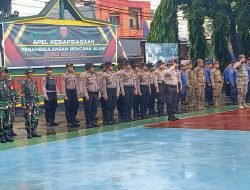 Kabag Logistik Hadiri Apel Siaga, Kesiapsiagaan Penanggulangan Bencana Alam di Kodim 1409/Gowa