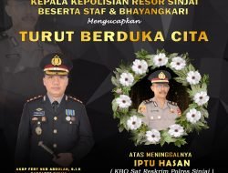 Polres Sinjai Berduka,Salah Satu Personelnya Iptu Hasan Meninggal Dunia