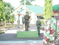 Kodim 1409/Gowa Rutin Menggelar Upacara Bendera Setiap Senin